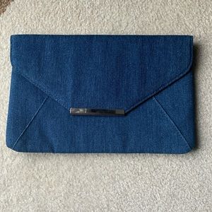 Style & Co Denim Clutch